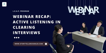 Webinar Recap: Active Listening in Clearing Interviews